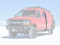 Surf Pole - 2003-2025 Chevy Express (Position: Mid Mount)