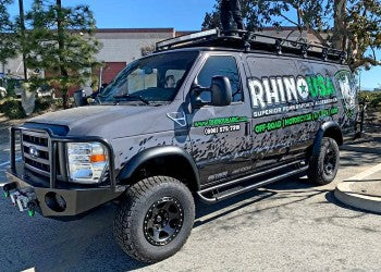 Weekender Roof Rack - 1992-14 Ford E-Series (Configuration: With Extended Body; Mounting Method: Gutter Mount; Flooring Type: Slats; Install At Aluminess: No)