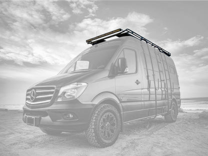 Touring Roof Rack - Sprinter - 2007-25 Sprinter (Wheelbase & Roof: 144" High Roof; Flooring Type: Slats; Install At Aluminess: No)