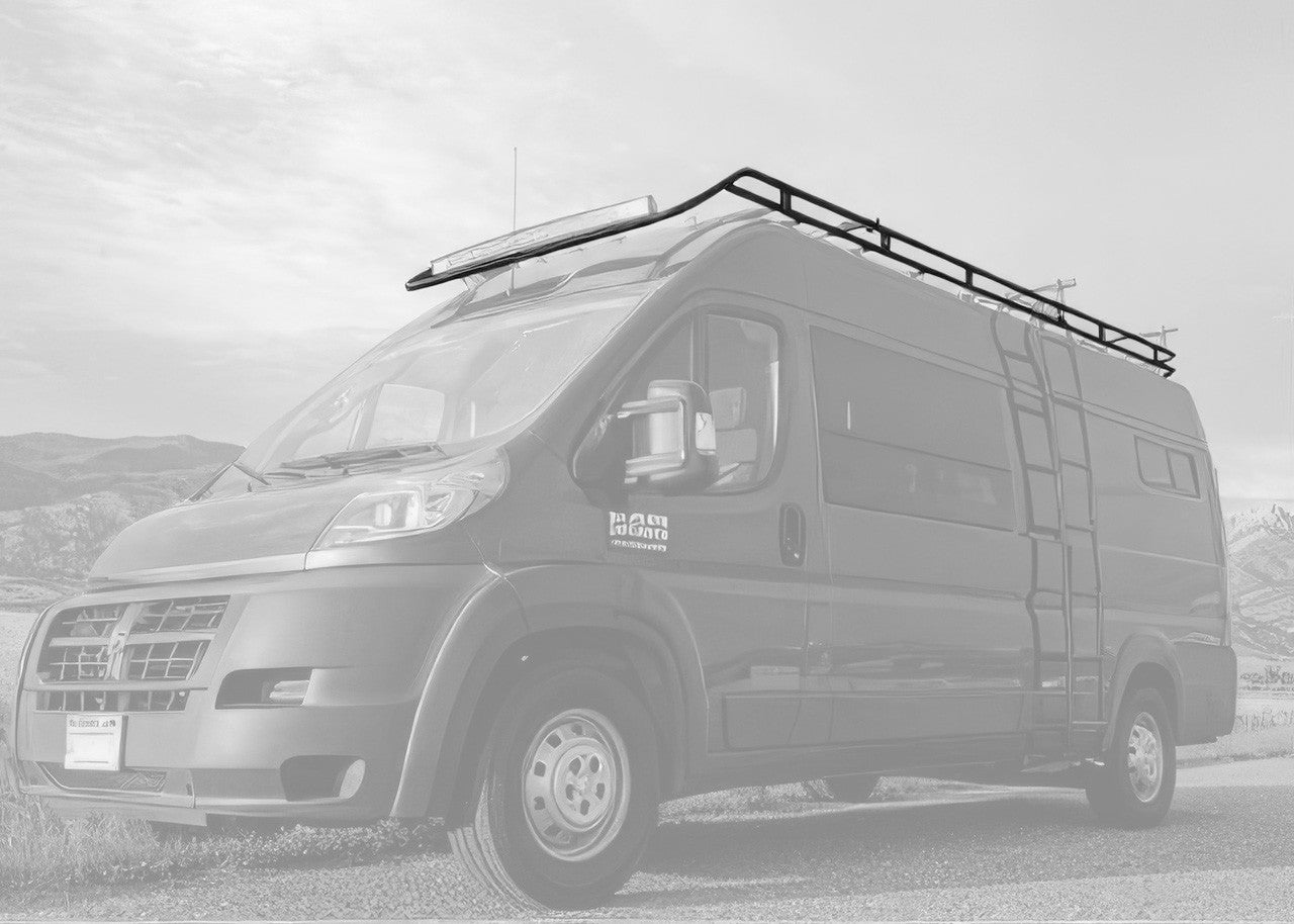 Touring Roof Rack - Promaster - 2014-25 RAM Promaster (Wheelbase & Roof: 159" Extended Body High Roof; Flooring Type: Slats; Install At Aluminess: No)