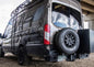 Slimline Rear Bumper - Ford 2015-19 Transit; 2015-19 Storyteller (Configuration: With Swing Arms; Wheel Type: Single Rear Wheels (5 Lug M14 X 1.5))