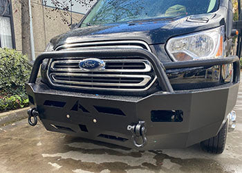 Front Bumper - 2015-19 Ford Transit (Configuration: Without Brush Guards)