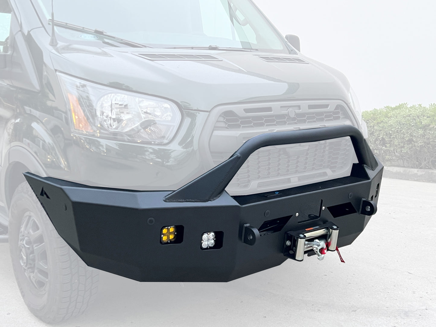 Front Bumper - 2015-25 Ford Transit (Configuration: With Bull Bar)