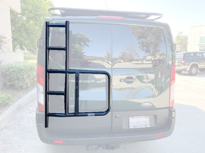 Rear Door Ladder - 2015-25 Ford Transit (Configuration: With Medium Or High Roof; Style: Without Tire/Box Mount)