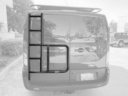 Rear Door Ladder - 2015-25 Ford Transit (Configuration: With Medium Or High Roof; Style: Without Tire/Box Mount)