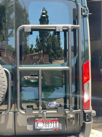 Rear Door Rack Base Unit - 2015-25 Ford Transit (Configuration: With Low Roof)