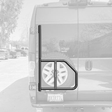 Driver’s Side Rear Door Box/Tire Rack - 2014-25 RAM Promaster