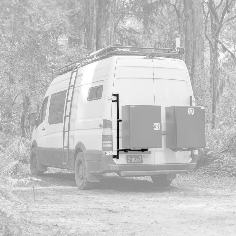 Driver’s Side Rear Door Box/Tire Rack - 2007-18 Sprinter