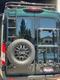 Rear Door Ladder - 2015-25 Ford Transit (Configuration: With Medium Or High Roof; Style: With Tire/Box Mount)