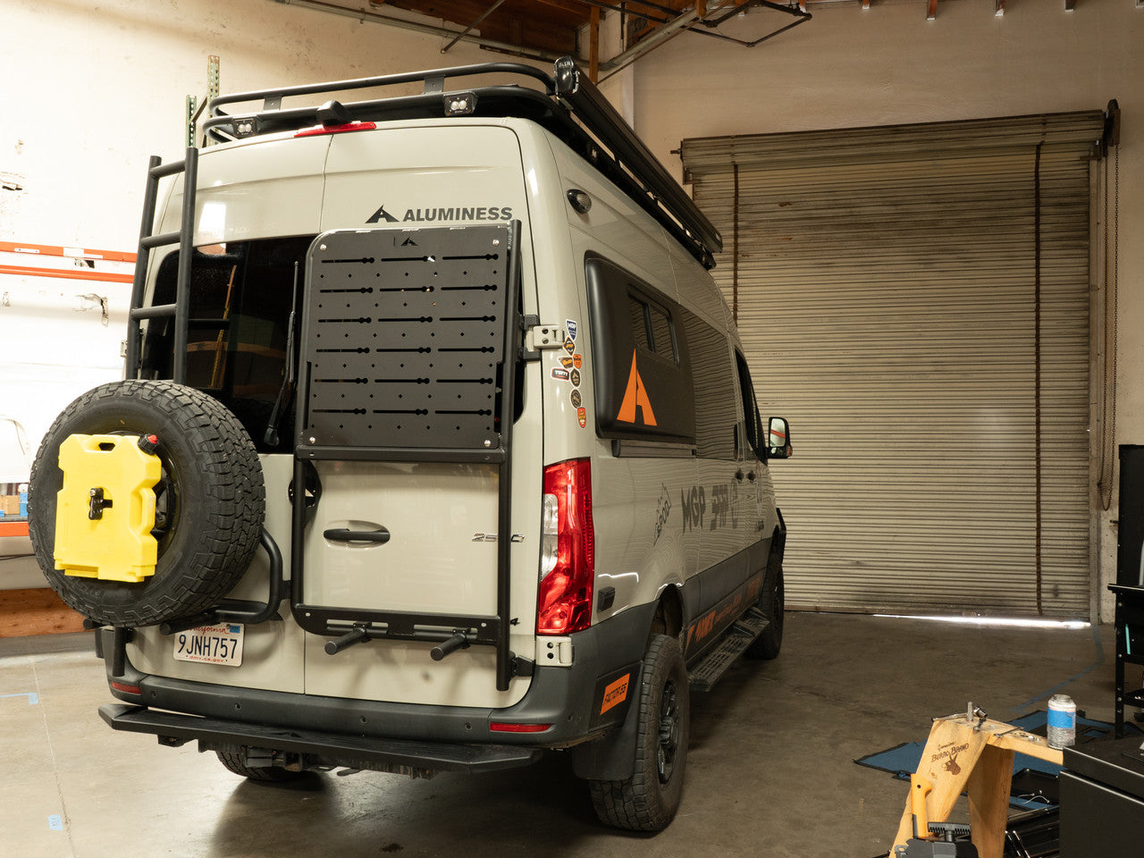 BackPAC Rear Door Plate - 2019-25 Sprinter (Configuration: Upper BackPAC Only)