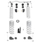 JT 2.5/3.5" STANDARD SUSPENSION LIFT KIT WITH SHOCK EXTENSIONS