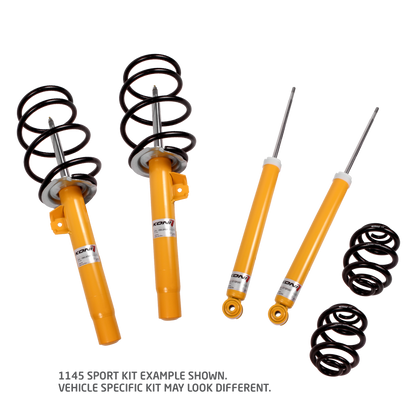 Koni - 1145 KONI Sport/Eibach Kit- 4 Sport (yellow) Dampers & 4 Eibach Lowering Springs