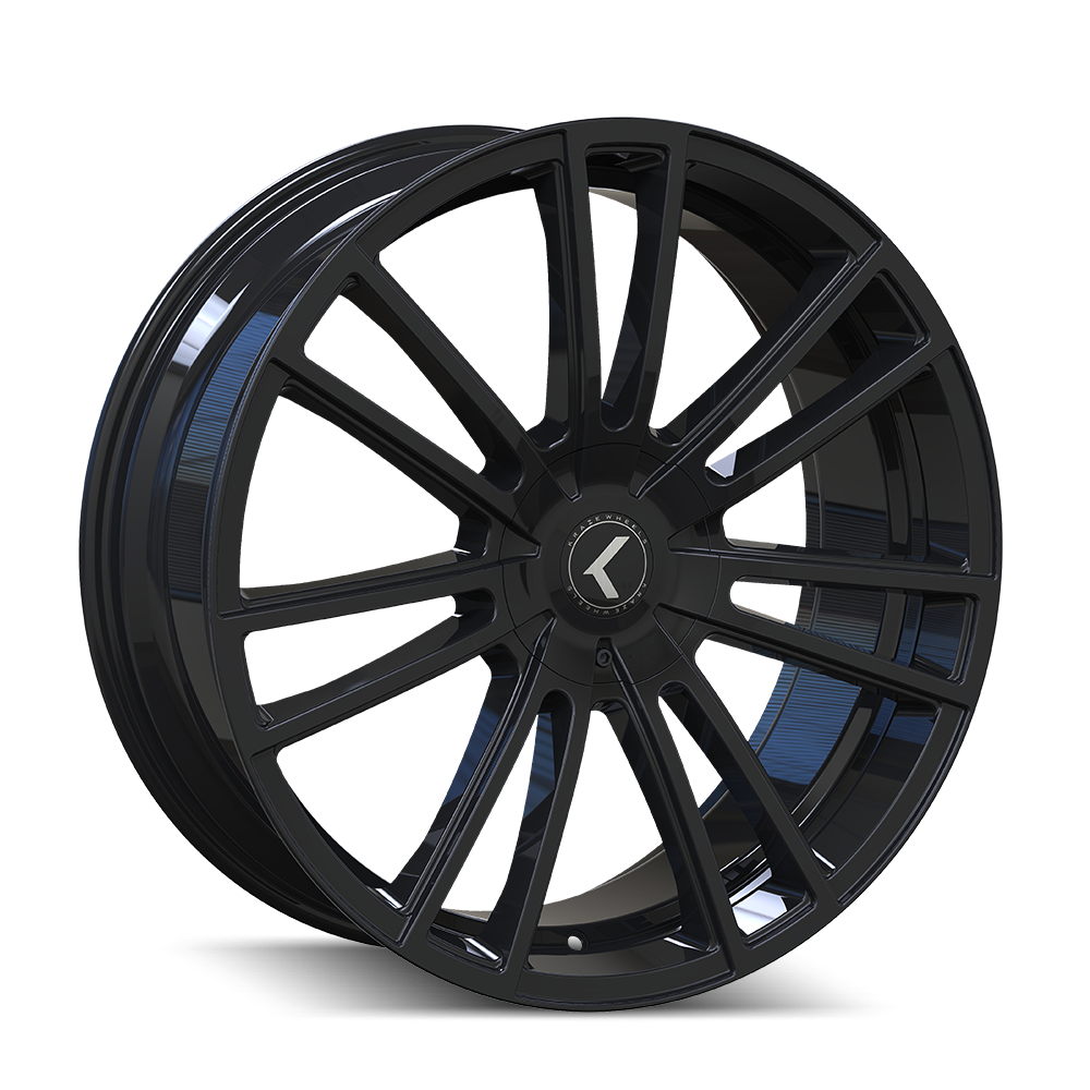 KRAZE SPECTRA 183 GLOSS BLACK 20X8.5 5-112/5-120 38MM 74.1MM KR183-2809GB38