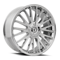 KRAZE DOUBLE DOWN KR185 CHROME 17X8 5-108/5-114.3 38MM 73MM KR185-7814C38