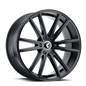 KRAZE LUSSO KR190 GLOSS BLACK 20X8.5 5-112 38MM 66.56MM KR190-2845GB38