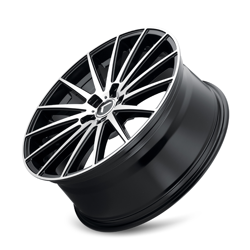KRAZE STUNNA KR191 BLACK/MACHINED FACE 18X8 5-112 40MM 66.56MM KR191-8845BM40