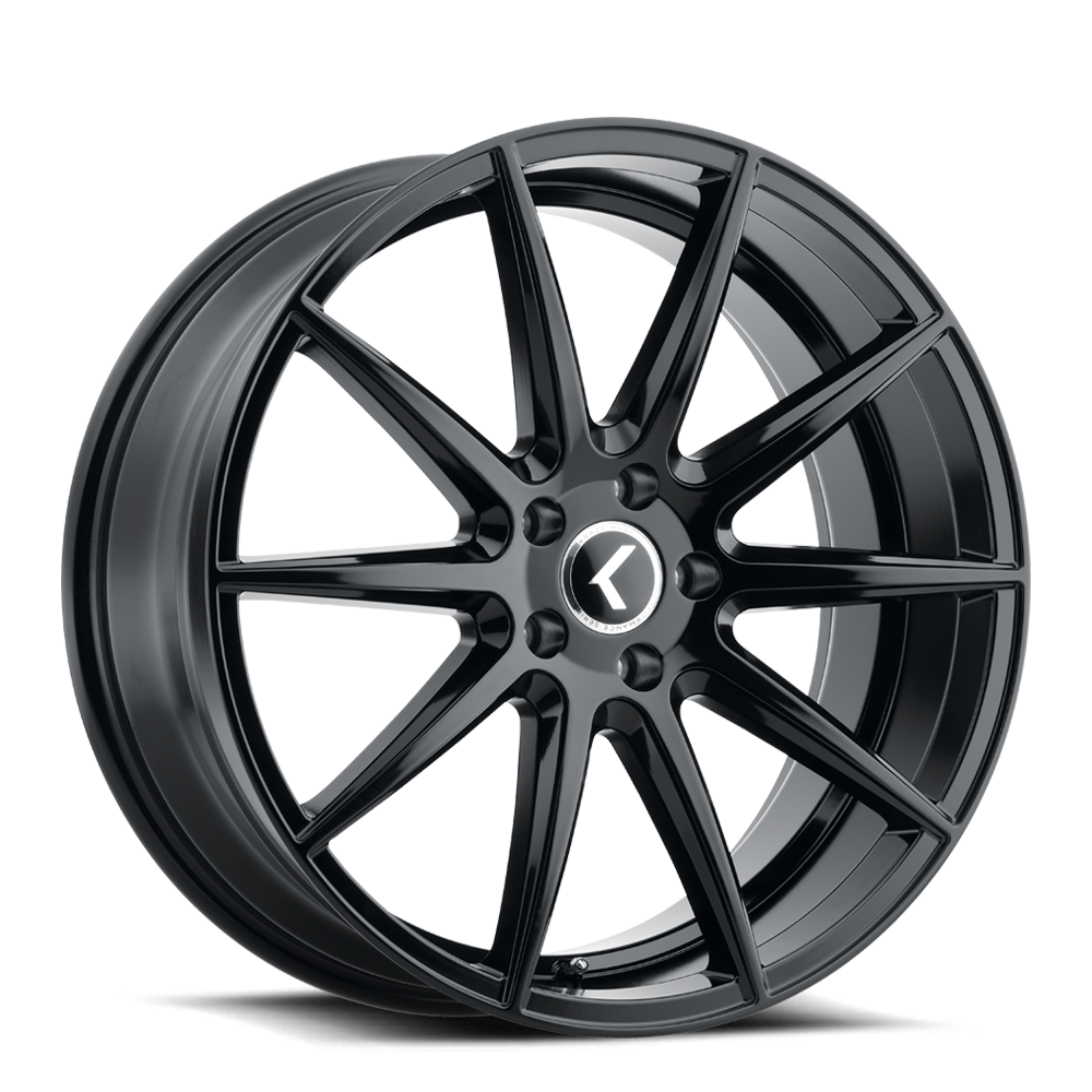 KRAZE COSMOS KR194 GLOSS BLACK 18X8 5-114.3 40MM 72.62MM KR194-8865GB40