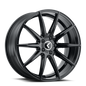 KRAZE COSMOS KR194 GLOSS BLACK 18X8 5-108 40MM 63.5MM KR194-8831GB40