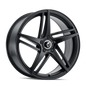 KRAZE MILANO KR195 SATIN BLACK 20X8.5 5-114.3 38MM 72.62MM KR195-2865B38
