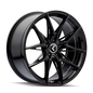 KRAZE EVOLVE KR196 GLOSS BLACK 20X9 5-114.3 35MM 72.62MM KR196-2965GB35