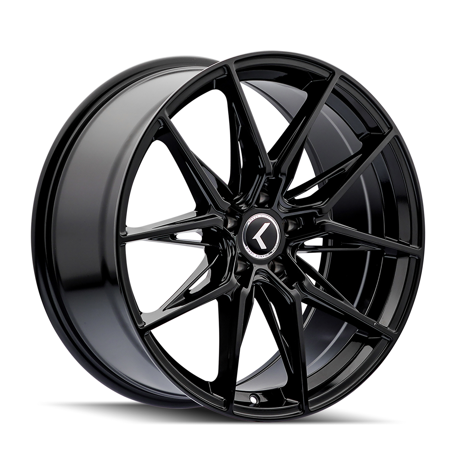 KRAZE EVOLVE KR196 GLOSS BLACK 20X9 5-112 35MM 66.56MM KR196-2945GB35