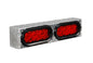 GXTX - LB002 - Double Oval Light Box Diamond Tread 16.5inchL X 3.75inchH X 3inchD
