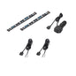 TYPE S 8 In. Interior Strip Lighting W/ 2x4 In. Plug & Glow LED Strips Blue