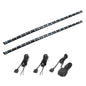 TYPE S 24 In. Interior Strip Lighting W/ 2 X 12 In. Plug & Glow LED Strips Blue