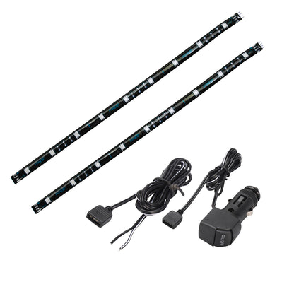TYPE S 24 In. Interior Strip Lighting W/ 2x12 In. HyperBright P&G LED Strips Blue