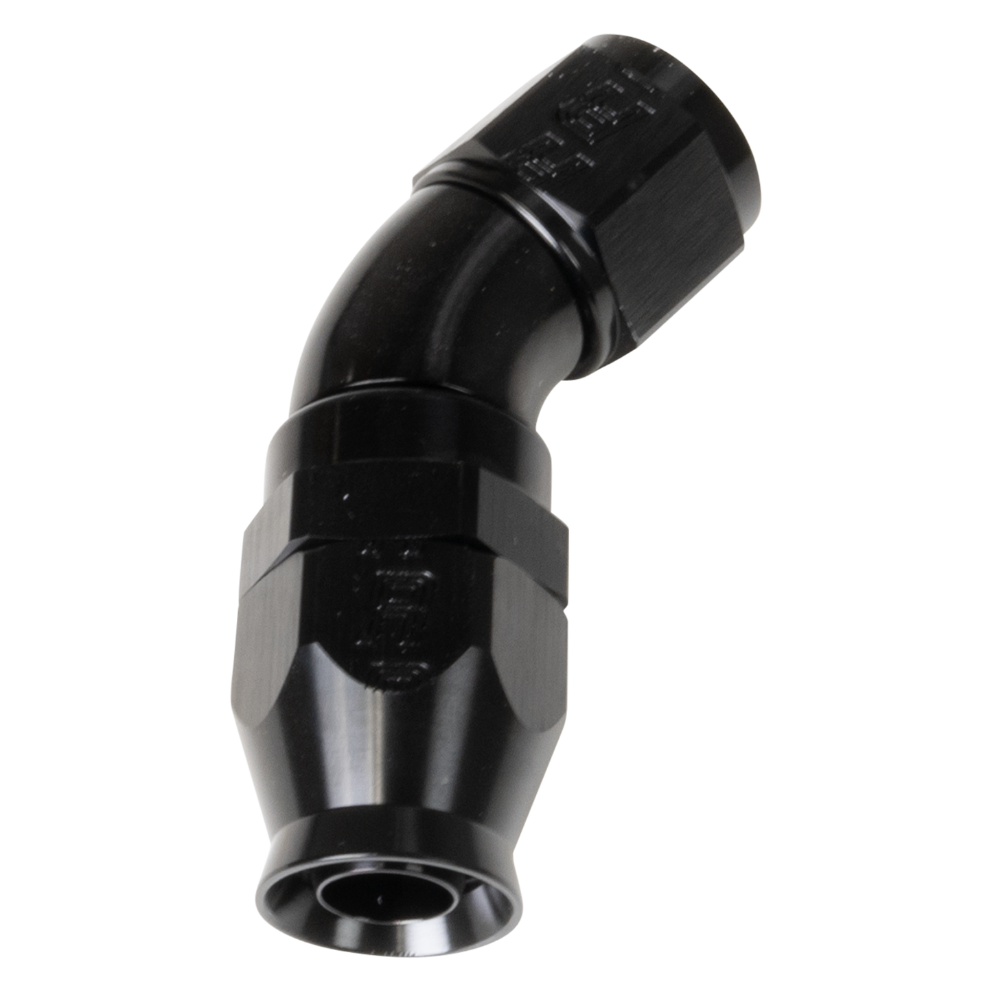 Black 45 -10 Pro PTFE Hose End