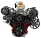 Chevy LS All Inclusive Evolution Serpentine System W/ AC  PS & ALT. Black Powder
