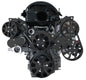 Chevy LT1 Gen V Evolution Serpentine System W/ AC  PS & ALT. Black Powder Finish