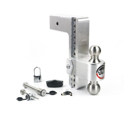 180 Hitch Stainless Steel 10" Drop Hitch With 3" Shank Keyed Alike Lockset Included
