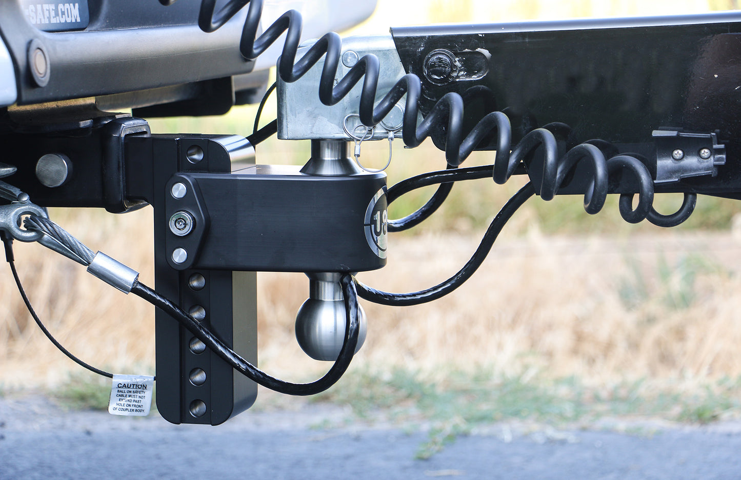 180 Hitch SS Cerakoted 6" Drop Hitch With 2" Shank W/ Keyed Alike WS05