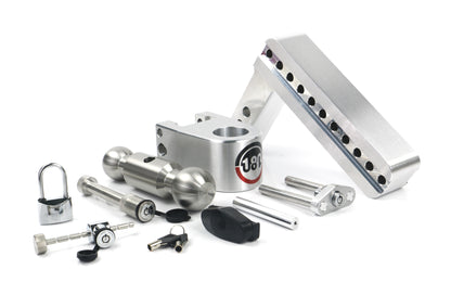 180 Hitch Stainless Steel Ball 8" Drop Hitch With 2" Shank Keyed Alike Lockset Included