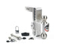 180 Hitch Stainless Steel Ball 8" Drop Hitch With 2" Shank Keyed Alike Lockset Included