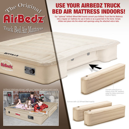 AirBedz Tan By Pittman Outdoors - Original Inflatable Wheel WellSide Inserts - Fits PPI 501 - PPI 504