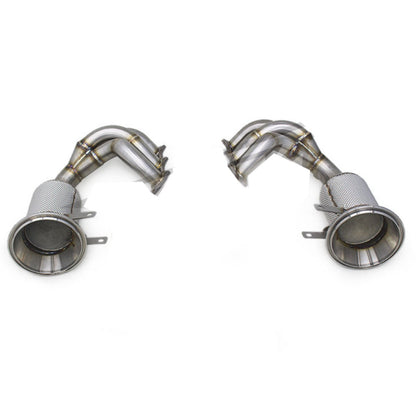 Catted Exhaust Manifold Downpipe for Porsche 992 992.1 992.2 GT3 RS GT3RS 4.0