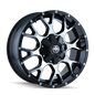 MAYHEM WARRIOR 8015 GLOSS BLACK MACHINED 18X9 6-135/6-139.7 18MM 106MM