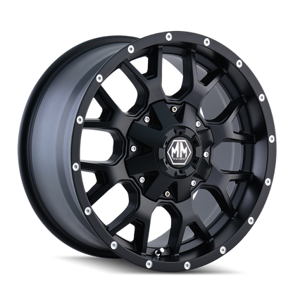 MAYHEM WARRIOR 8015 MATTE BLACK 20X9 6-135/6-139.7 -8MM 106MM