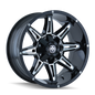 MAYHEM RAMPAGE 8090 GLOSS BLACK MILLED 17X9 5-114.3/5-127 18MM 87MM