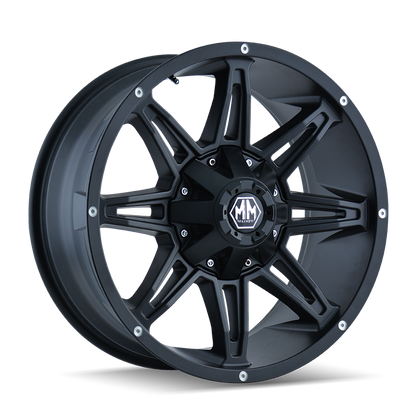 MAYHEM RAMPAGE 8090 MATTE BLACK 17X9 5-127/5-139.7 18MM 87MM