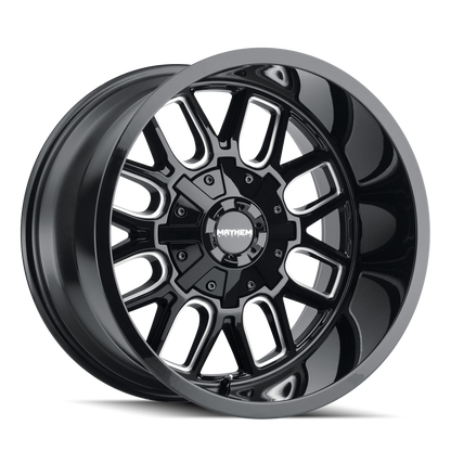 MAYHEM COGENT 8107 GLOSS BLACK MILLED 20X9 6-135/6-139.7 13MM 106MM