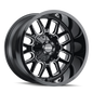 MAYHEM COGENT 8107 GLOSS BLACK MILLED 20X9 8-170 0MM 125.2MM