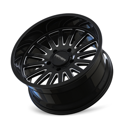 MAYHEM UTOPIA 8114 GLOSS BLACK MILLED 20X9 5-127 0MM 71.5MM