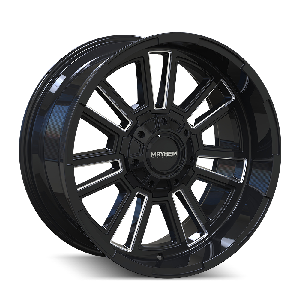 MAYHEM APOLLO 8115 GLOSS BLACK MILLED 20-9 8-170 0MM 125.2MM