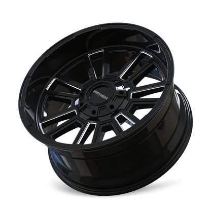 MAYHEM APOLLO 8115 GLOSS BLACK MILLED 20-9 8-170 0MM 125.2MM