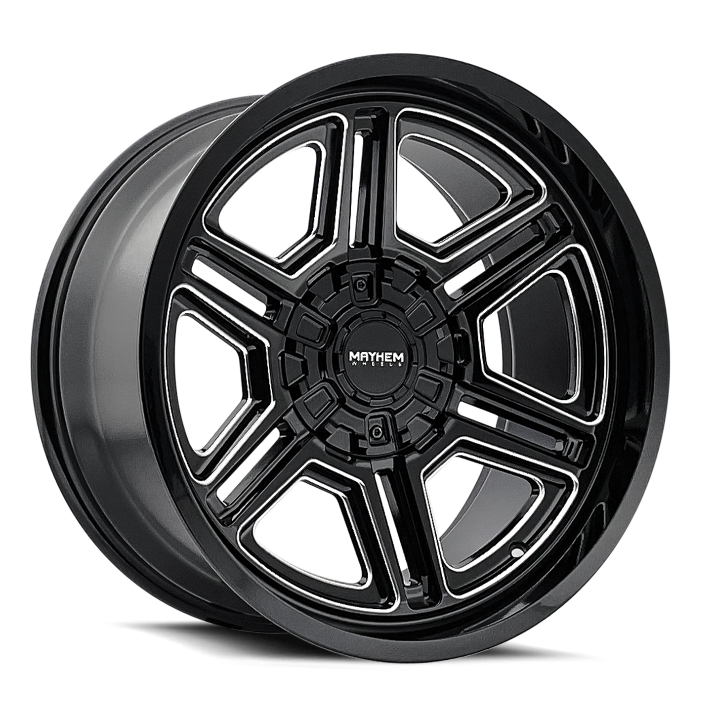 MAYHEM HERMOSA 8117 BLACK MILLED 20X10 8-170 -25MM 125.2MM