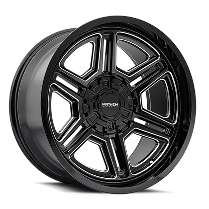 MAYHEM HERMOSA 8117 BLACK MILLED 20X10 8-165.1 -25MM 130.8MM