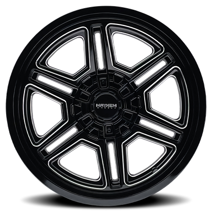 MAYHEM HERMOSA 8117 BLACK MILLED 20X10 8-170 -25MM 125.2MM